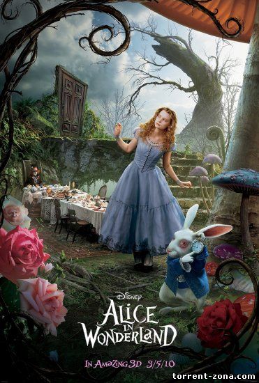 Алиса в стране чудес / Alice in Wonderland (2010) HDRip от Scarabey
