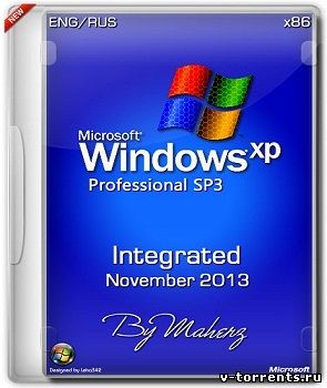 Windows XP Professional SP3 x86 By Maherz (2013) Русский
